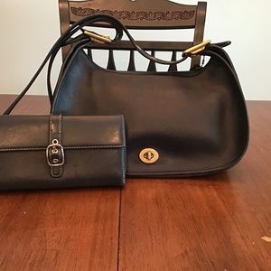 Coach crescent shoulder or crossbody bag
